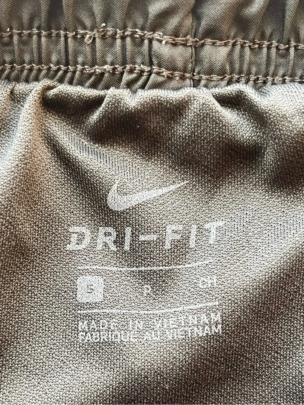 Nike Tempo Women's Dri-Fit Running Shorts Dark Gray with White Trim-S
